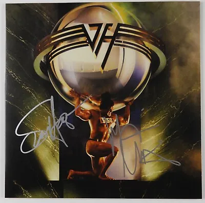 Van Halen JSA Autograph Signed  Sammy Hagar Michael Anthony Album Vinyl LP • $599.99
