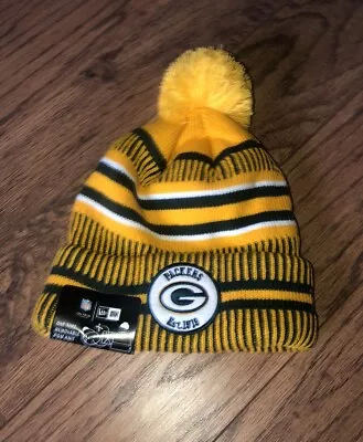 New Era Green Bay Packers Knit Cuff Pom Beanie NFL On Field Winter Hat NWT • $24.99