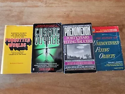 4 Vintage UFO Paperback Books 🛸 Charroux • $14.99