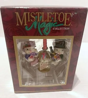 RARE NEW VTG Mistletoe Magic Ornament Our Christmas Together  • $15