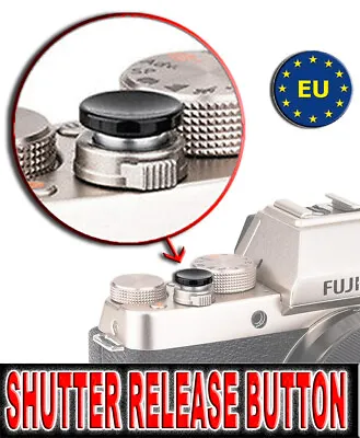 Soft Shutter Release Button Black Fits Fujifilm X30 X-pro3 X-t4 X-t30 X-t3 • £10.21