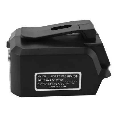 Heated Jacket Phone Charger Power Adapter For Makita 18V BL1813G BL1815G Battery • £23.54