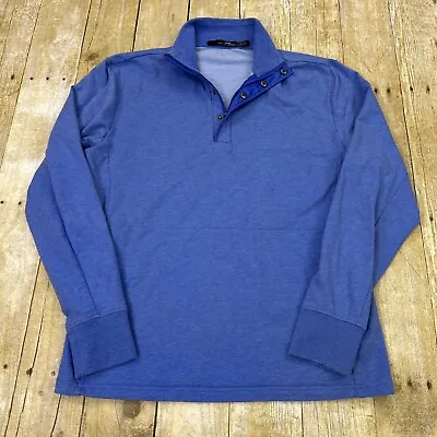RLX Golf 1/4 Quarter Zip Snap Button Pullover Sweater Small • $29.95