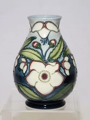 Moorcroft White Rose 7/5 Vase. Bishop. Boxed. Special Occasions 1993 • $220.83