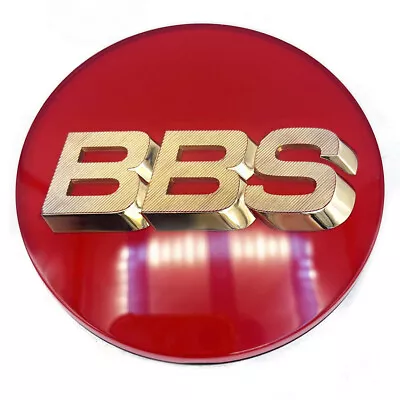 Authentic Red BBS Center Cap From Japan 70mm / 3 Tab • $48