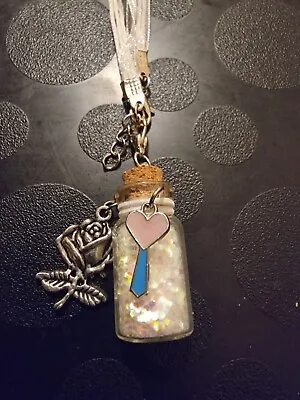 Fairy Pixie Dust/ Wish/ Magic Dust Bottle With Necklace A Nd Charms • £4.50