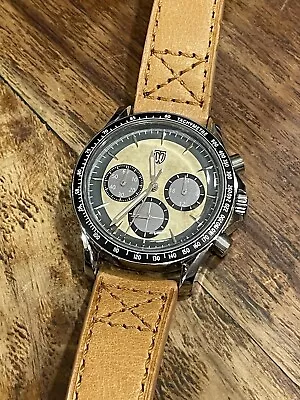 MT&W 40mm Tachymetre VK63 Chronograph Vintage Motorsport Speedmaster • $295