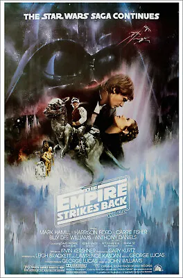 Star Wars: Episode V - Empire Strikes Back - Movie Poster (Style A) (27  X 40 ) • $15.99