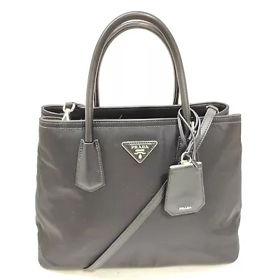 Prada Hand Bag  Black Nylon 3548692 • $5.50