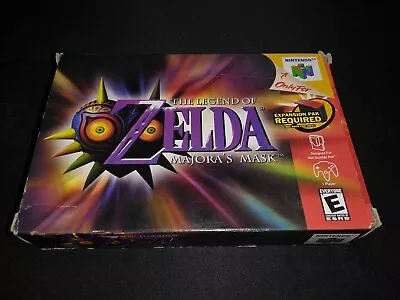 The Legend Of Zelda Majora's Mask Nintendo 64 N64 EXMT+ Condition COMPLETE N Box • $239.99