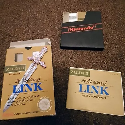 Zelda 2 The Adventure Of Link NES Complete UK PAL • £80