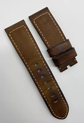 $165 • Buy Authentic Officine Panerai 24mm X 22mm Assolutamente Brown Watch Strap Tang OEM