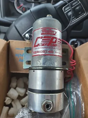 Mallory Racing Electric Fuel Pump & Bypass Regulator. • $200