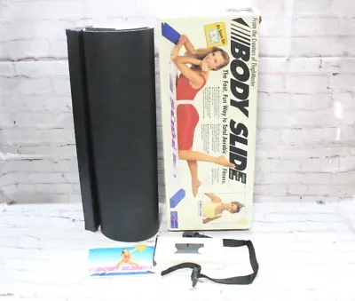 BODY SOLUTIONS Body Slide 1992 AEROBIC EXERCISE SLIDE SYSTEM Hockey Training BOX • $77.30