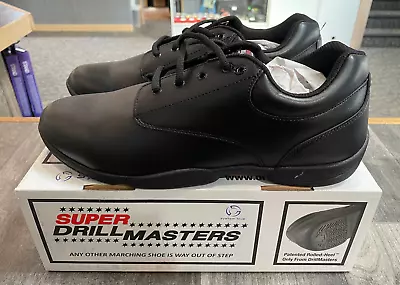 Super Drillmasters Marching Shoe Black - Men's Size 12 Women's Size 14 • $20