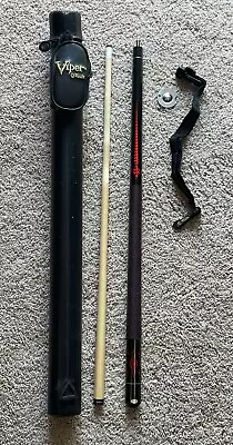 Viper Pro Series Q Vault Pool Cue-19oz 58” With Case & Tip Grinder/Shaper • $39.99