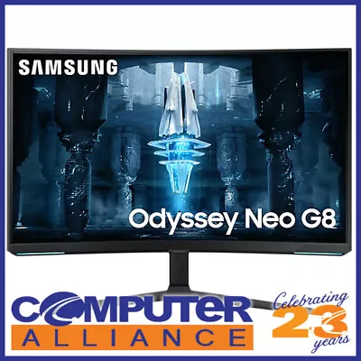 32  Samsung LS32BG852NEXXY Odyssey Neo G8 4K 240Hz Curved Gaming Monitor • $1999