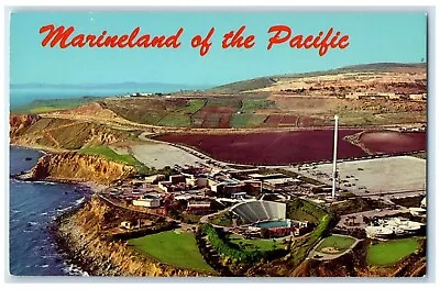 C1960 Aerial Marineland Pacific Rancho Palos Verdes Southern California Postcard • $29.95