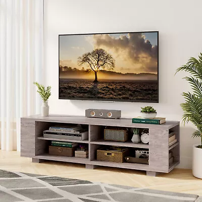 TV Stand Entertainment Media Center Console Table For TV's Up To 65  Grey • $119.99