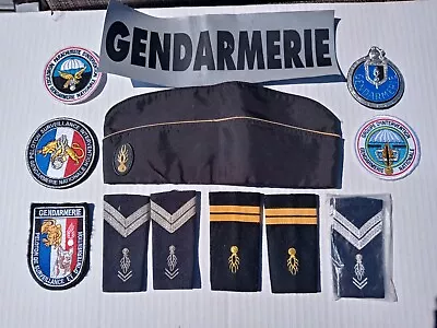 Military Police Gendarmerie Nationale Patch Shoulder Boards Cap French Lot • $19.99