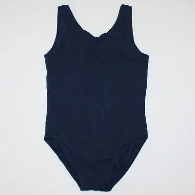 Mondor Girl's Navy Blue Sleeveless Leotard Dance Leo Size 12-14 • $7.99