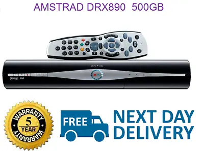 Sky Plus Hd Box With Remote Viewing Crad & Cables NEXT DAY DELIVERY • £43.99