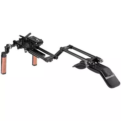 CAMVATE Shoulder Mount Rig With Manfrotto-Style Baseplate 2x Rosette Handgrip • $220.51