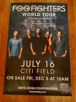 $35 • Buy Foo Fighters Royal Blood Citi Field Nyc Industry Promoter Concert Poster 24x36 