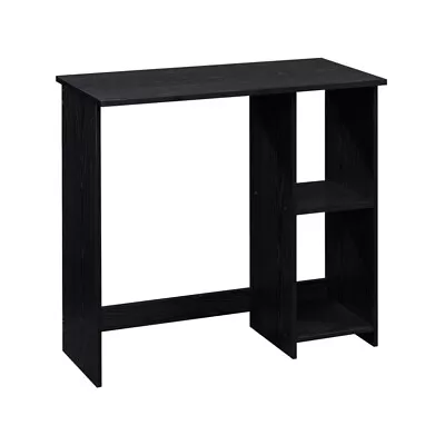 Mainstays Small Space Writing Desk With 2 Shelves True Black Oak Finish • $29.66