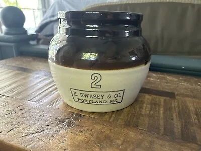 Vintage E. Swasey & Co. Bean Pot • $50