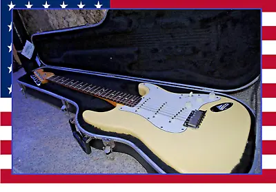 Fender 1996 USA American Standard Stratocaster Olympic White With Case • $1295