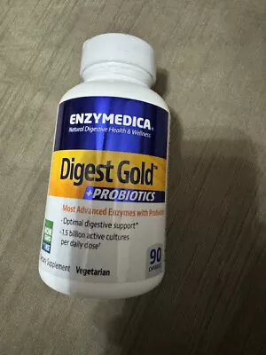 New Enzymedica Digest Gold Probiotics Advanced Enzyme Formula 90 Caps Exp. 02/25 • $24.99