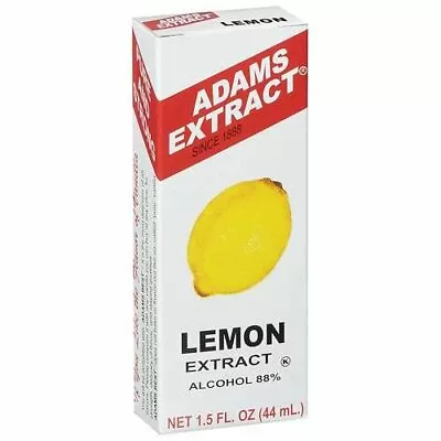 Adams Lemon Extract 1.5oz Bottles (Pack Of 3) • $28.88