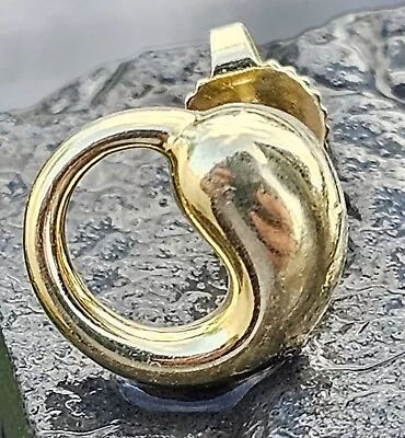 Tiffany & Co. 1 Single Earring Elsa Peretti Eternal Circle 18k Yellow Gold Small • $465