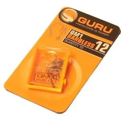 Guru QM1 Hooks Eyed Barbless All Sizes • £3.99