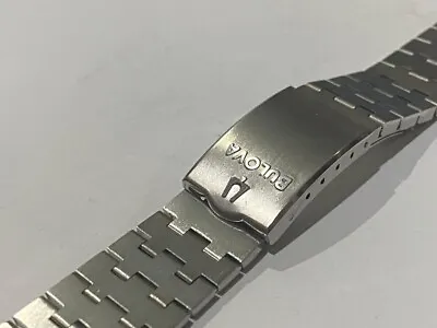 BULOVA ACCUTRON 20MM Stainless Steel Gents WatchCurved LugsVery Clean • £75