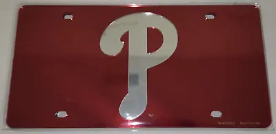 Philadelphia Phillies MLB  Red Laser Tag License Plate WinCraft • $27.88