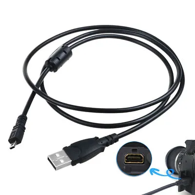 PwrON USB 2.0 Data Cable For Panasonic CAMERA Lumix DMC-FP7/D DMC-ZS20/a ZS20s/p • $5.39