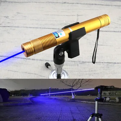 BW4-A Blue Laser Pointer 450nm Adjustable Focus Light Visible Beam Lazer Pen 1MW • $76.99