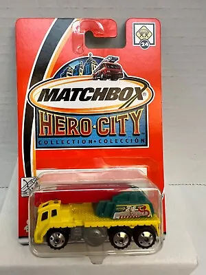 NIP 2003 Matchbox Mainline Crane #24 Yellow Bridge Crew 4/5 Hero City • $1.89