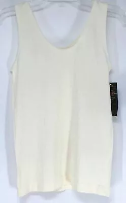 $50 Metrix Women's Ivory Stretch Tummy Control Tank Top Size T-Shirt Size Large • $28