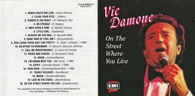 £6.99 • Buy Vic Damone - On The Street Where You Live CD : NEW & FACTORY SEALED