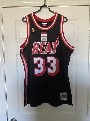 Alonzo Mourning Miami Heat Swingman Jersey Mitchell & Ness Stitched Mens XL NWT • $119.99