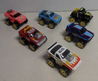 Vintage 1987 Mini Monster Wheels/Trucks Lot Of 6 Road Champs MICRO MACHINES #1 • $18