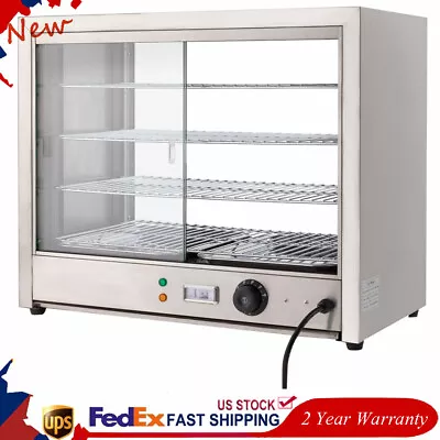 4-Tier Commercial Food Warmer Display Case Countertop Pie Pizza Cabinet 800W • $280