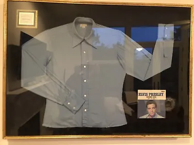 ELVIS PRESLEY Personal Wardrobe -  Worn Shirt With COA Walt Disney Attractions • $100000