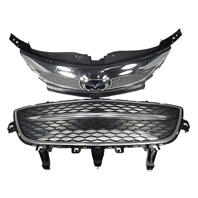 CRACK!* 10-12 Mazda CX9 GRILLE Upper Lower Grill Mesh Chrome Cover Trim Set OEM • $287.99