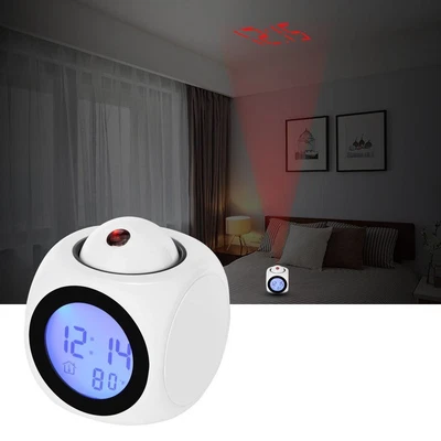 £8.89 • Buy Projection Clock LED Alarm Digital Temperature Indicators Wall / Ceiling LCD