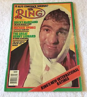 $23.99 • Buy The Ring Magazine Rocky Marciano Boxing Cover May 1980