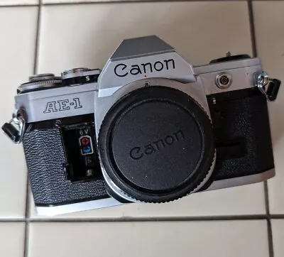 Canon AE1  35mm Film Camera For Spares Display Or Repair Parts Missing • £14.95